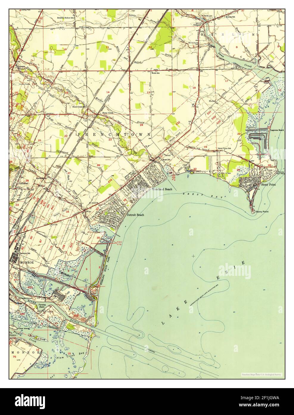 Stony point map hi-res stock photography and images - Alamy