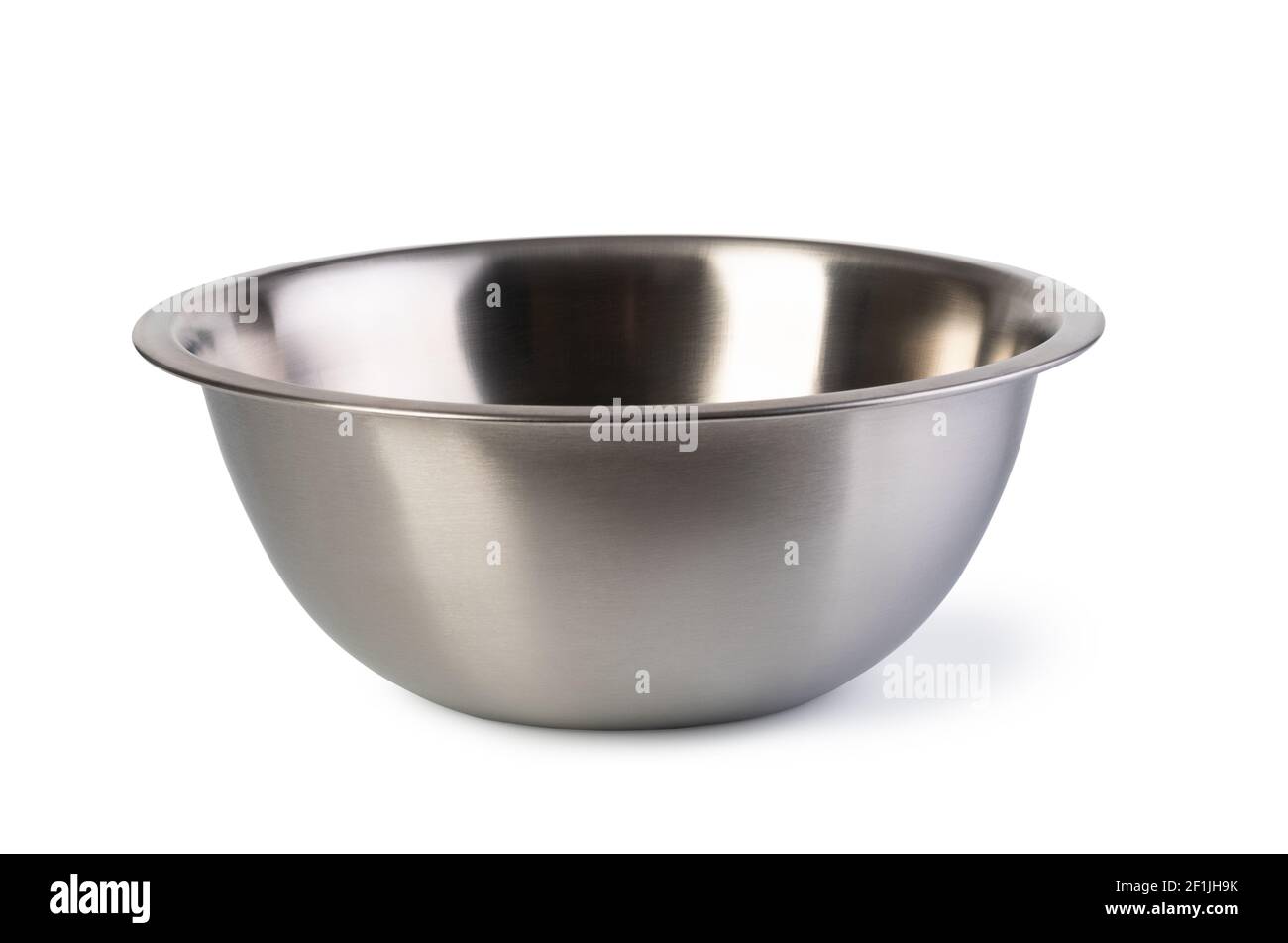 Stainless steel bowl Stock Photo Alamy