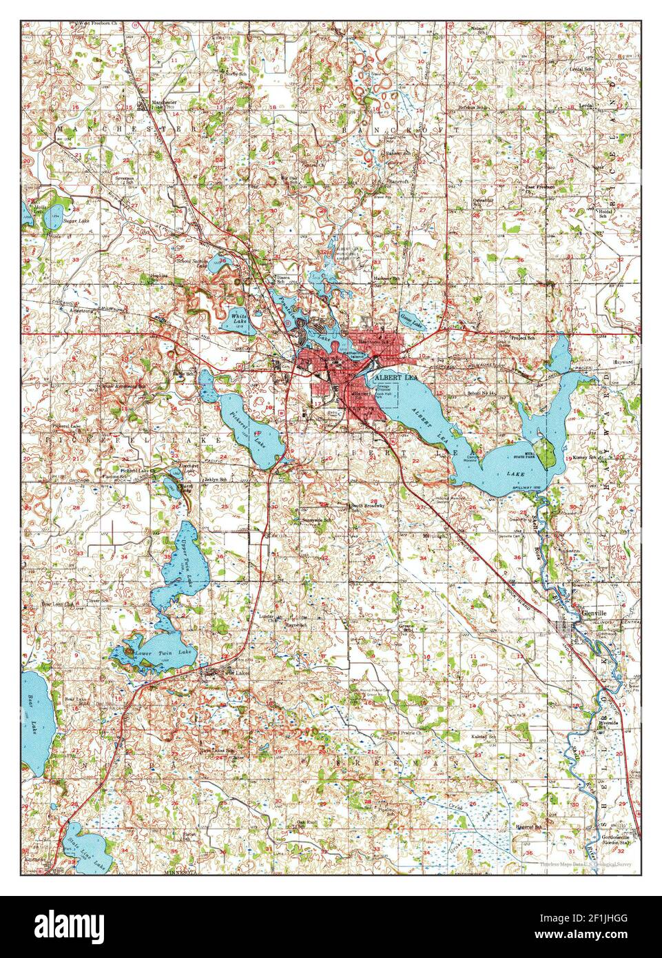 St Paul, Minnesota, map 1896, 1:62500, United States of America by Timeless  Maps, data U.S. Geological Survey Stock Photo - Alamy