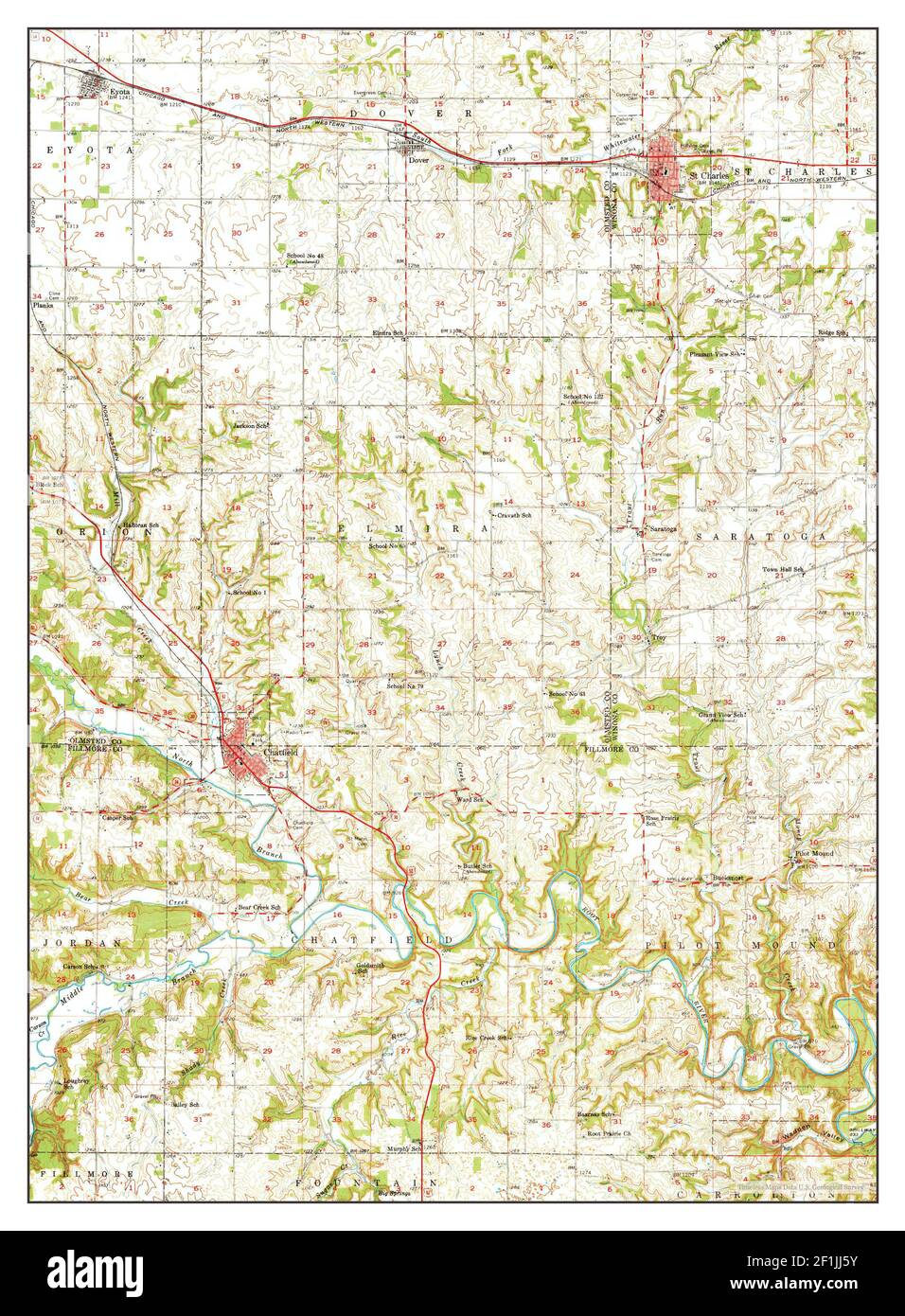 Map of chatfield hires stock photography and images Alamy