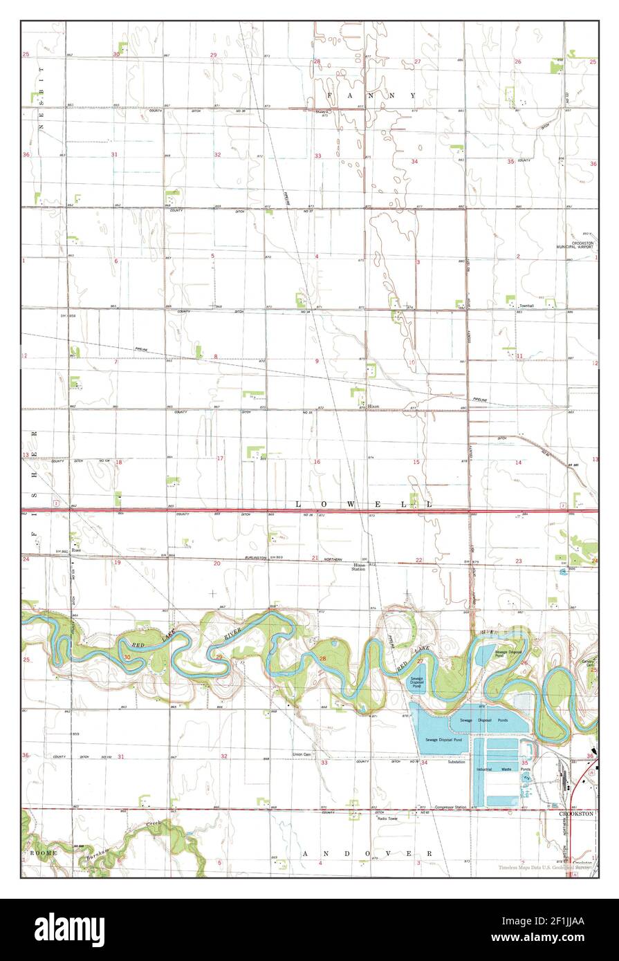 Map of crookston hires stock photography and images Alamy