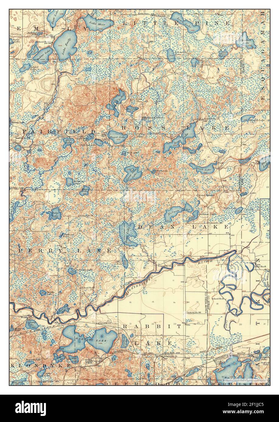 1913 minnesota map hires stock photography and images Alamy