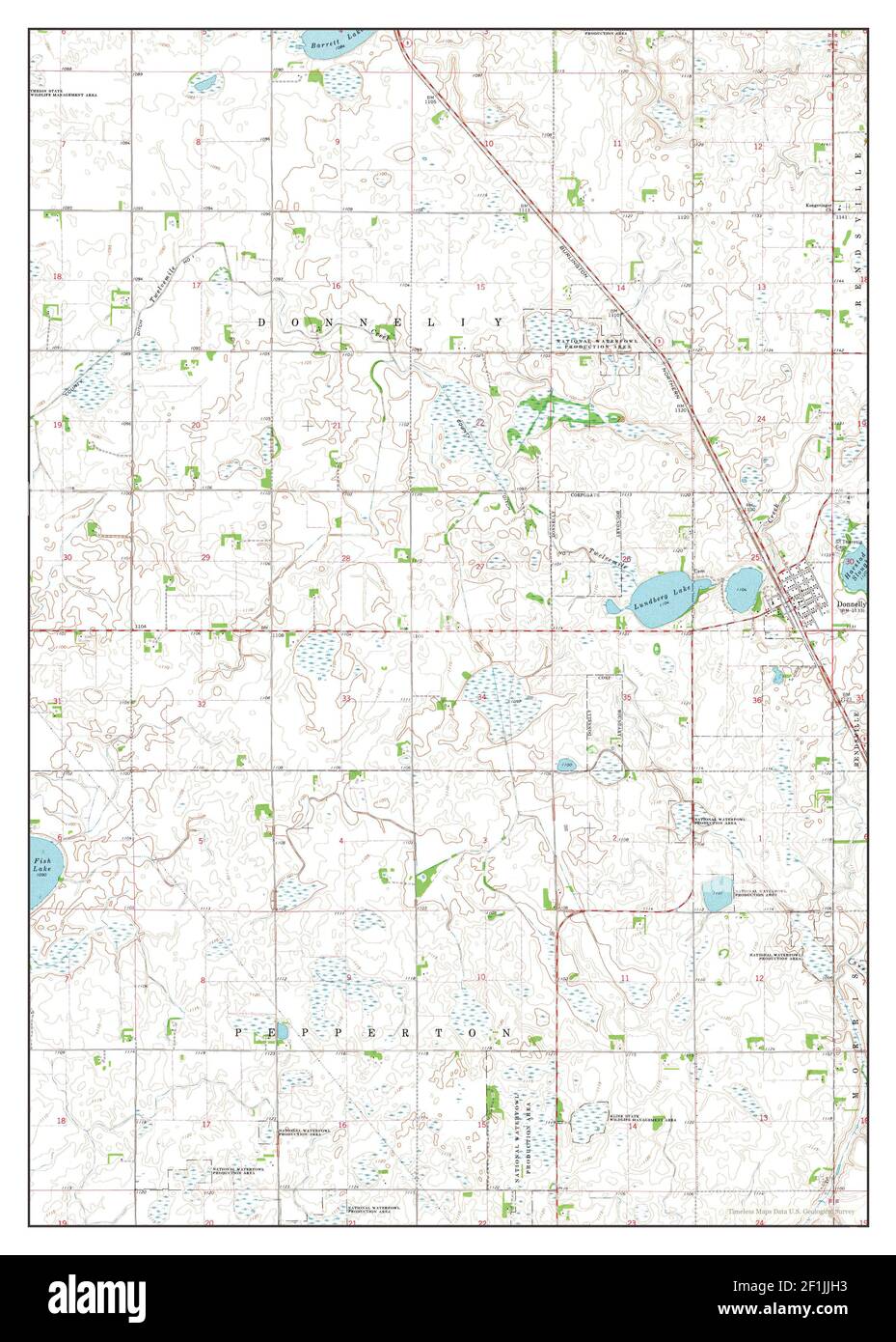 Map of donnelly minnesota Cut Out Stock Images & Pictures Alamy
