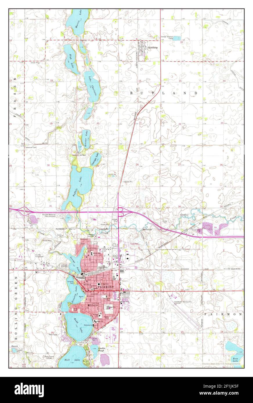 Map of fairmont minnesota hires stock photography and images Alamy