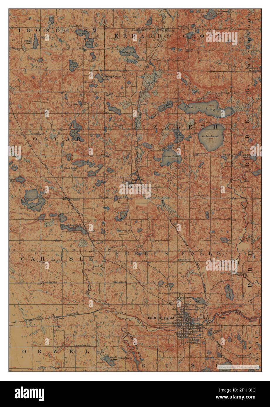 Fergus Falls Mn Map Fergus Falls, Minnesota, Map 1913, 1:62500, United States Of America By  Timeless Maps, Data U.s. Geological Survey Stock Photo - Alamy