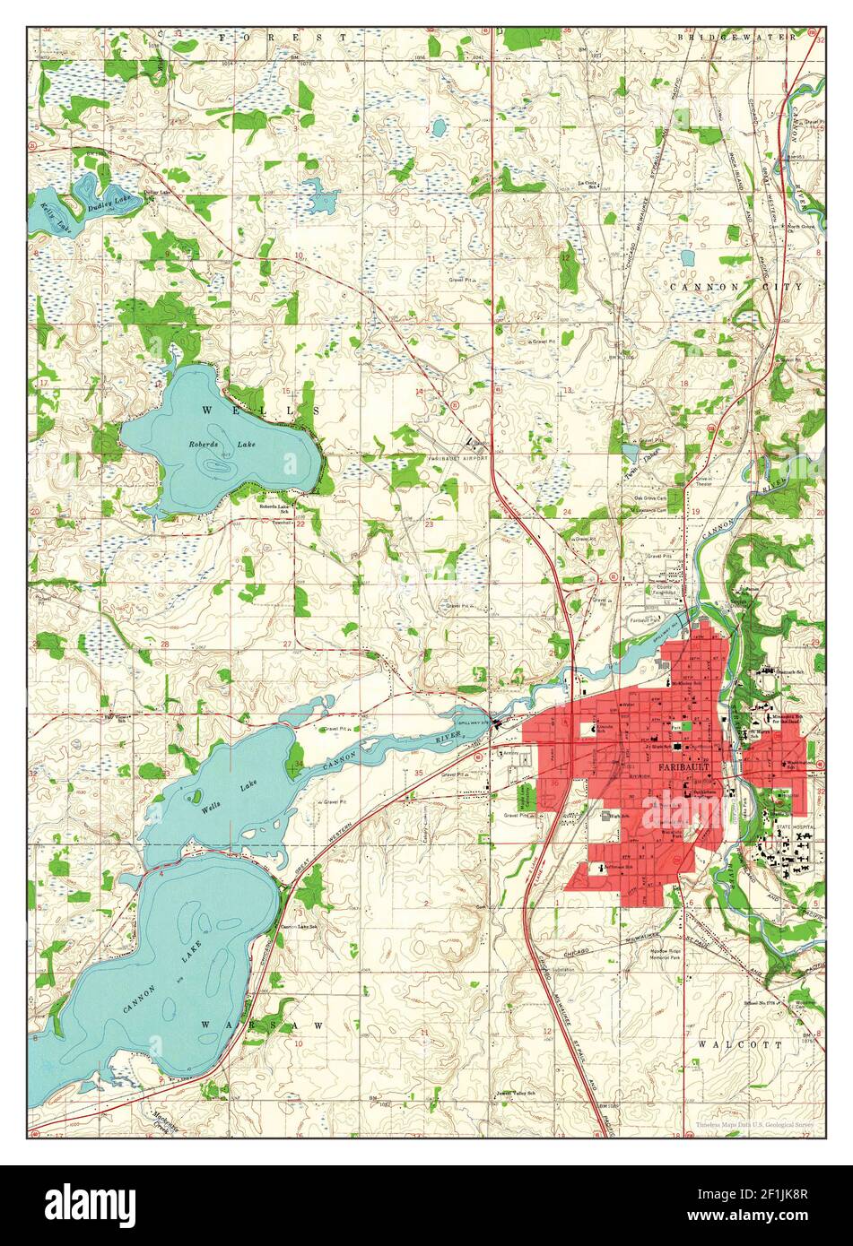 Map of faribault hires stock photography and images Alamy
