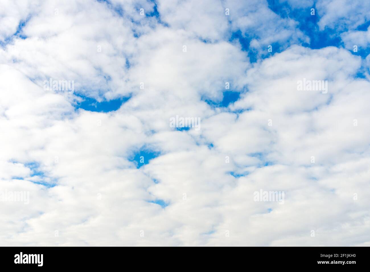 Cloud and blue skay background.Dramatic nice white clouds on a blue heaven. Stock Photo