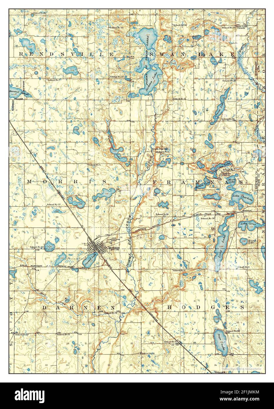 St Paul, Minnesota, map 1896, 1:62500, United States of America by Timeless  Maps, data U.S. Geological Survey Stock Photo - Alamy