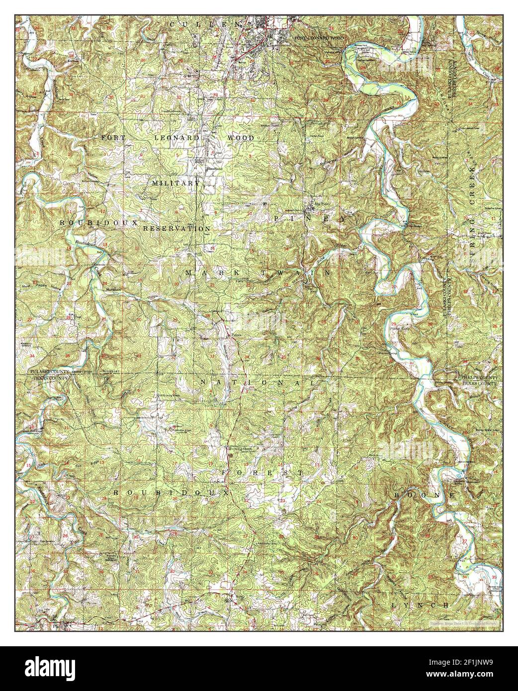 Big piney map hires stock photography and images Alamy