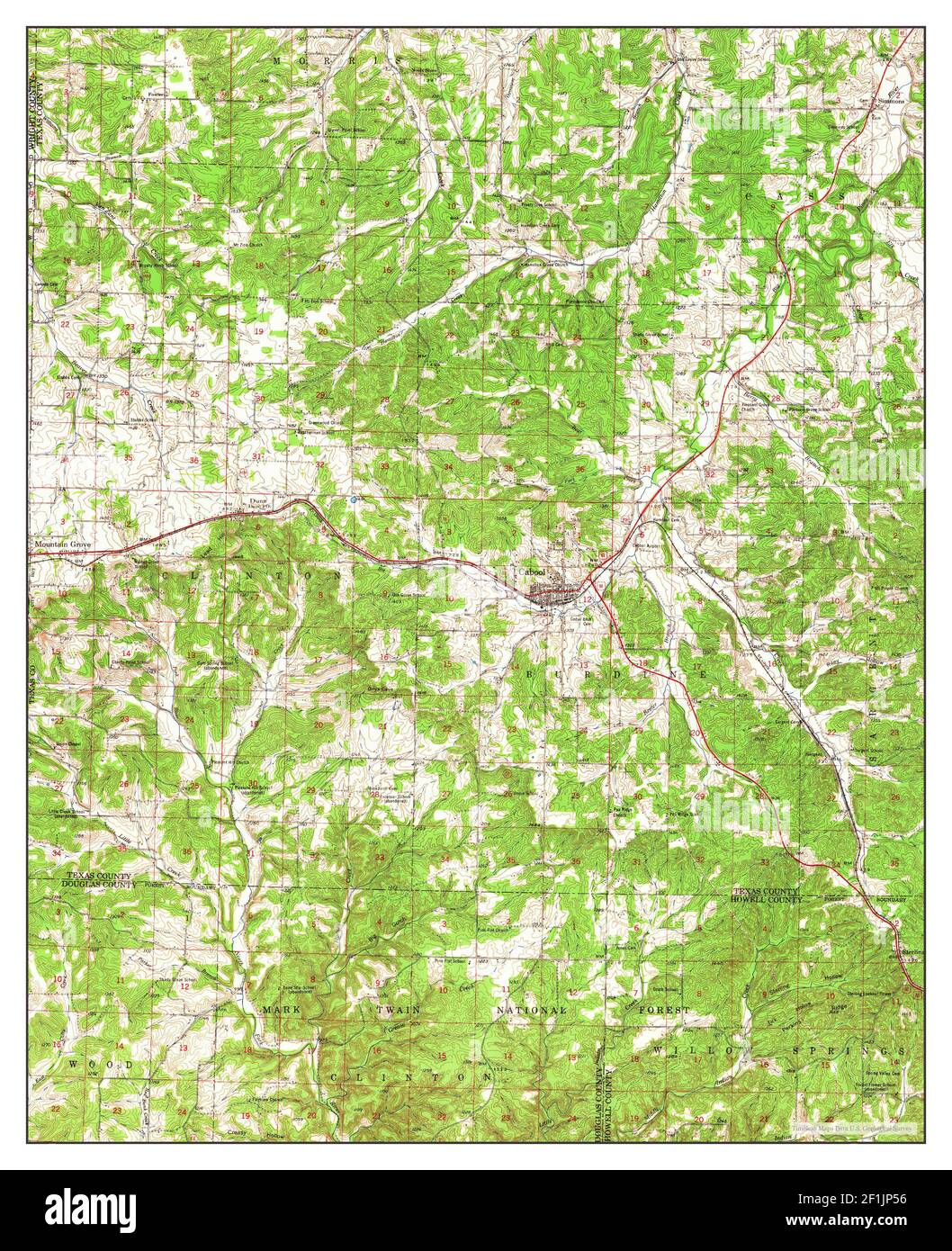 Map of cabool missouri hires stock photography and images Alamy