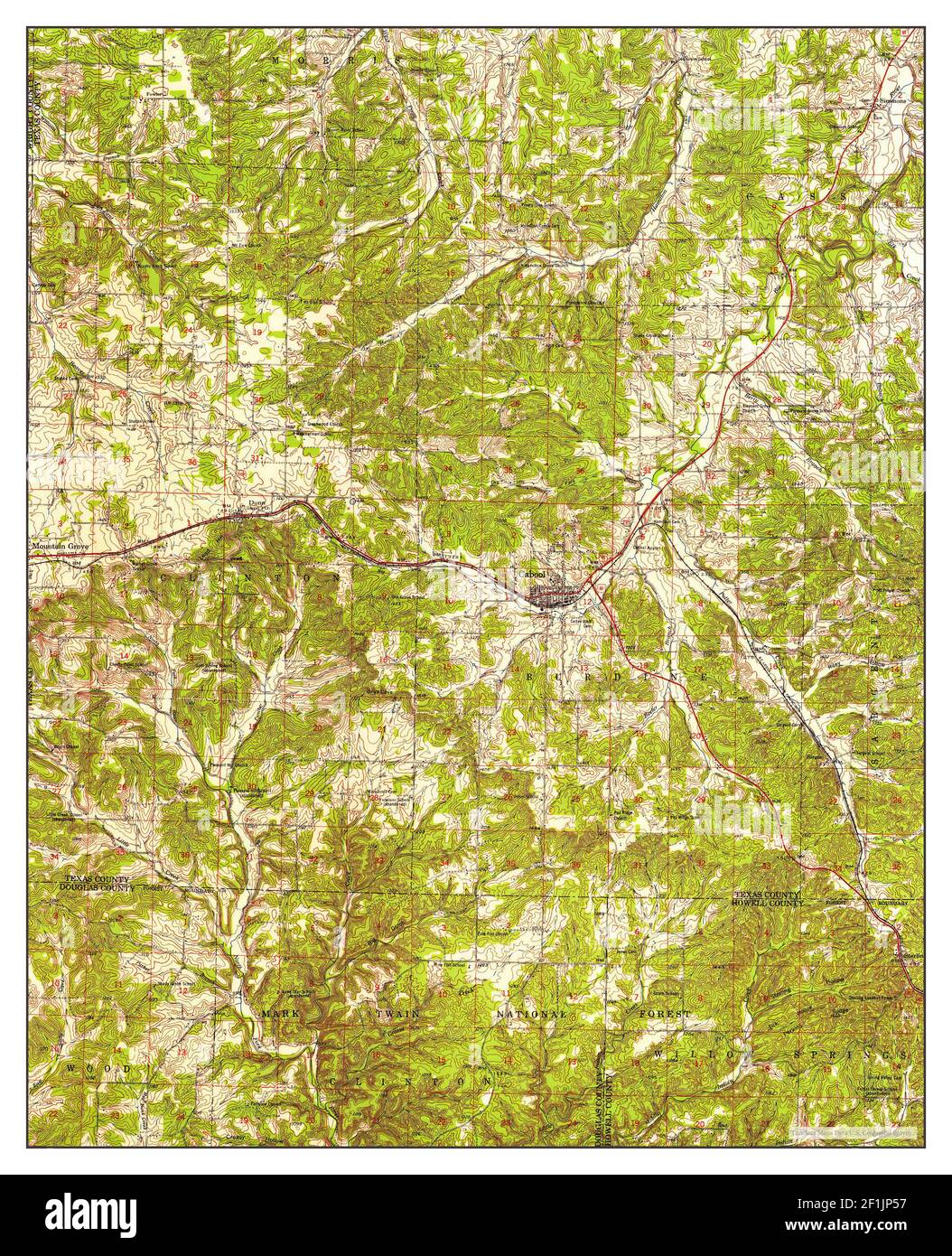 Map of cabool missouri hires stock photography and images Alamy