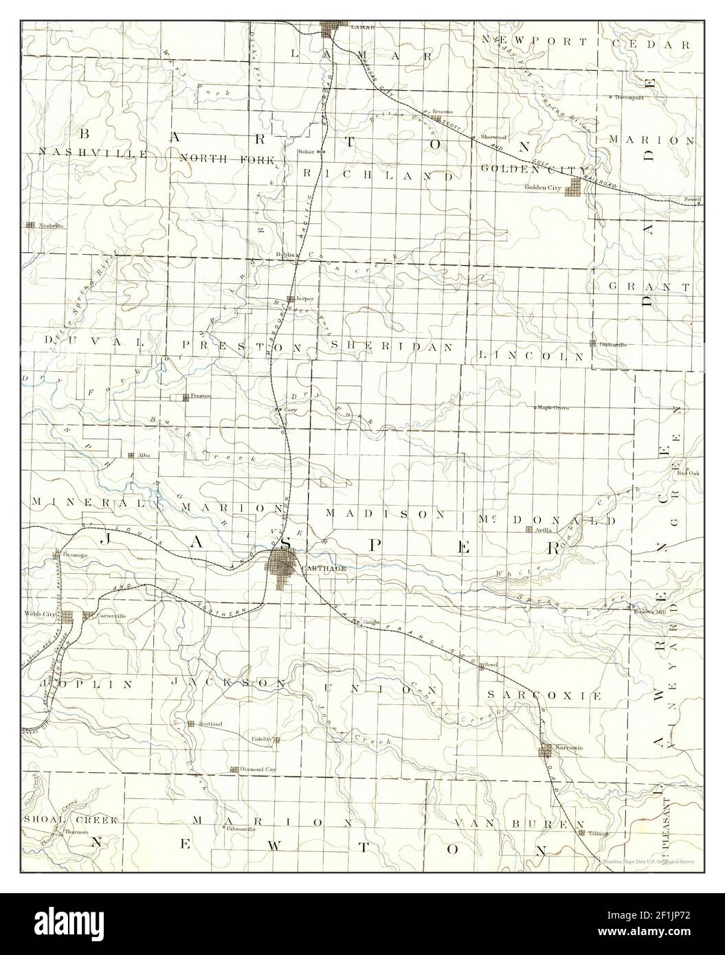Carthage map Cut Out Stock Images & Pictures Alamy