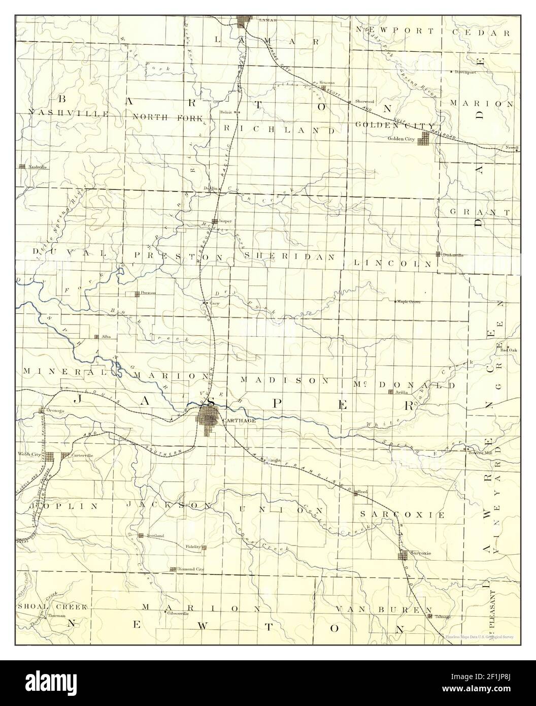 Carthage map Cut Out Stock Images & Pictures Alamy