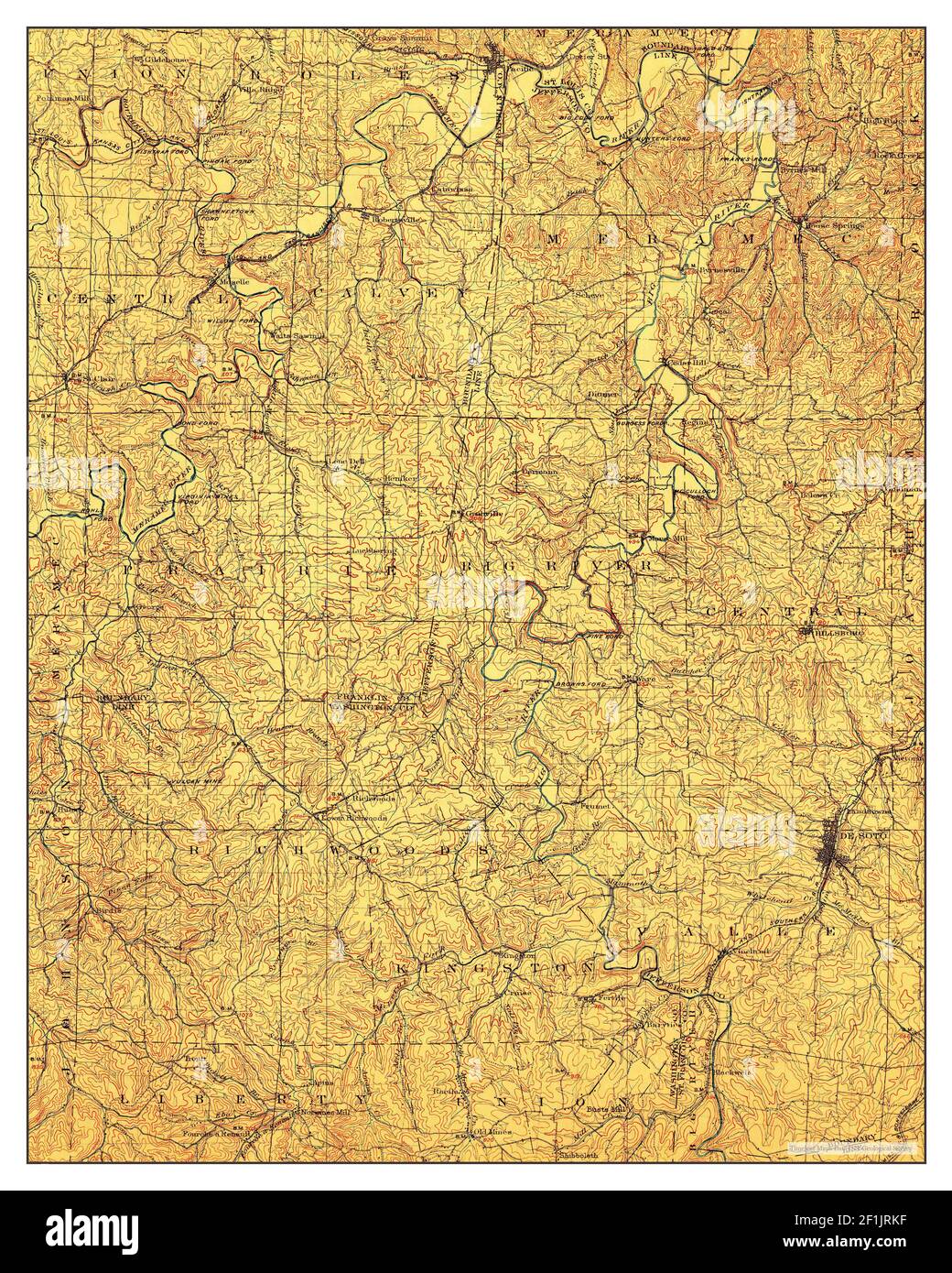 De Soto, Missouri, map 1901, 1125000, United States of America by