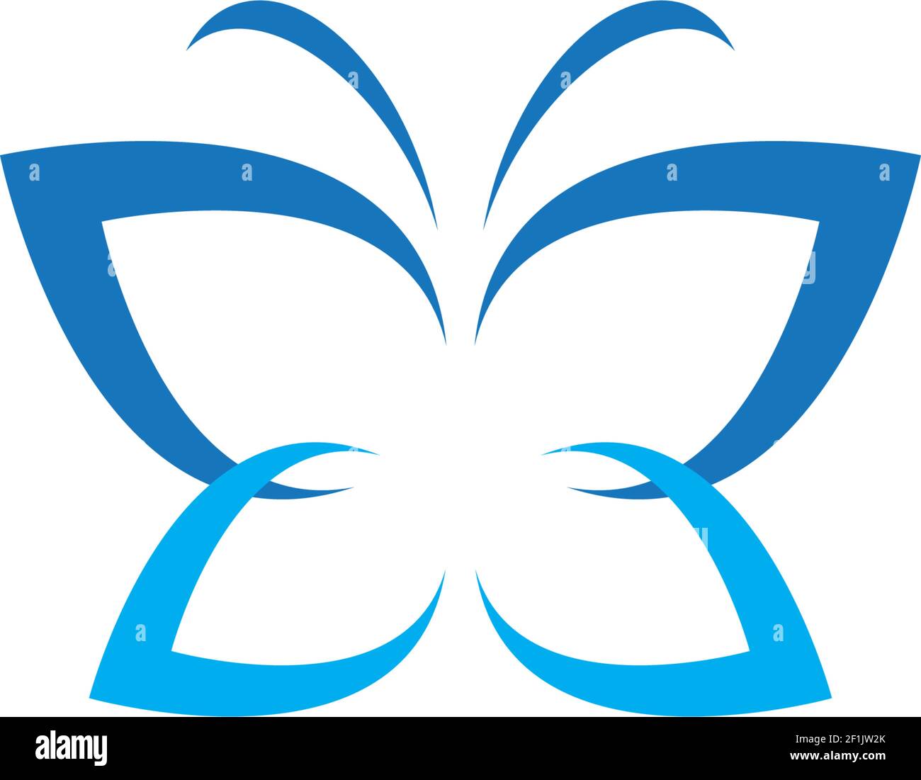 Butterfly logo template vector icon illustration design Stock Vector ...