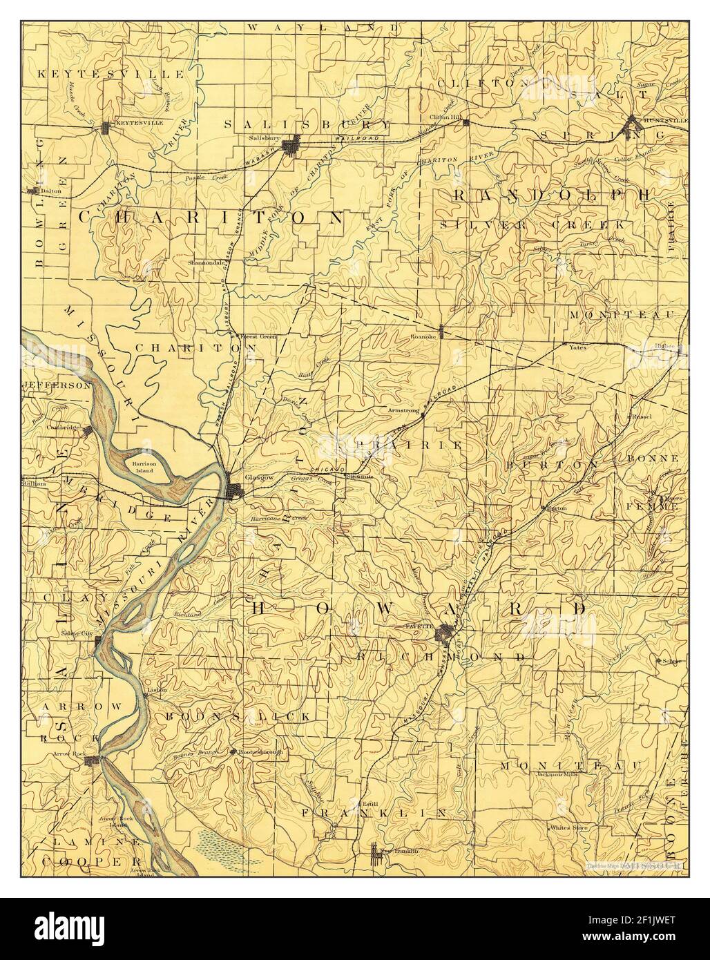Vintage map of glasgow hires stock photography and images Alamy