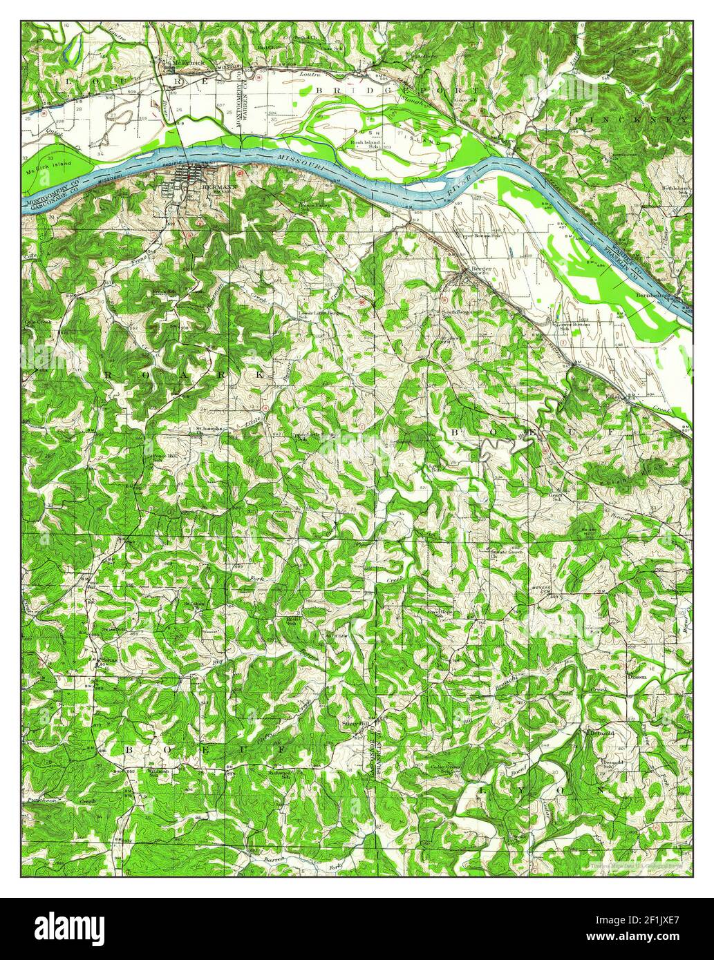 Map of hermann missouri hires stock photography and images Alamy