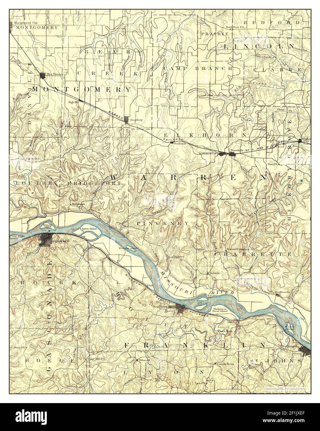 Hermann missouri map Cut Out Stock Images & Pictures Alamy
