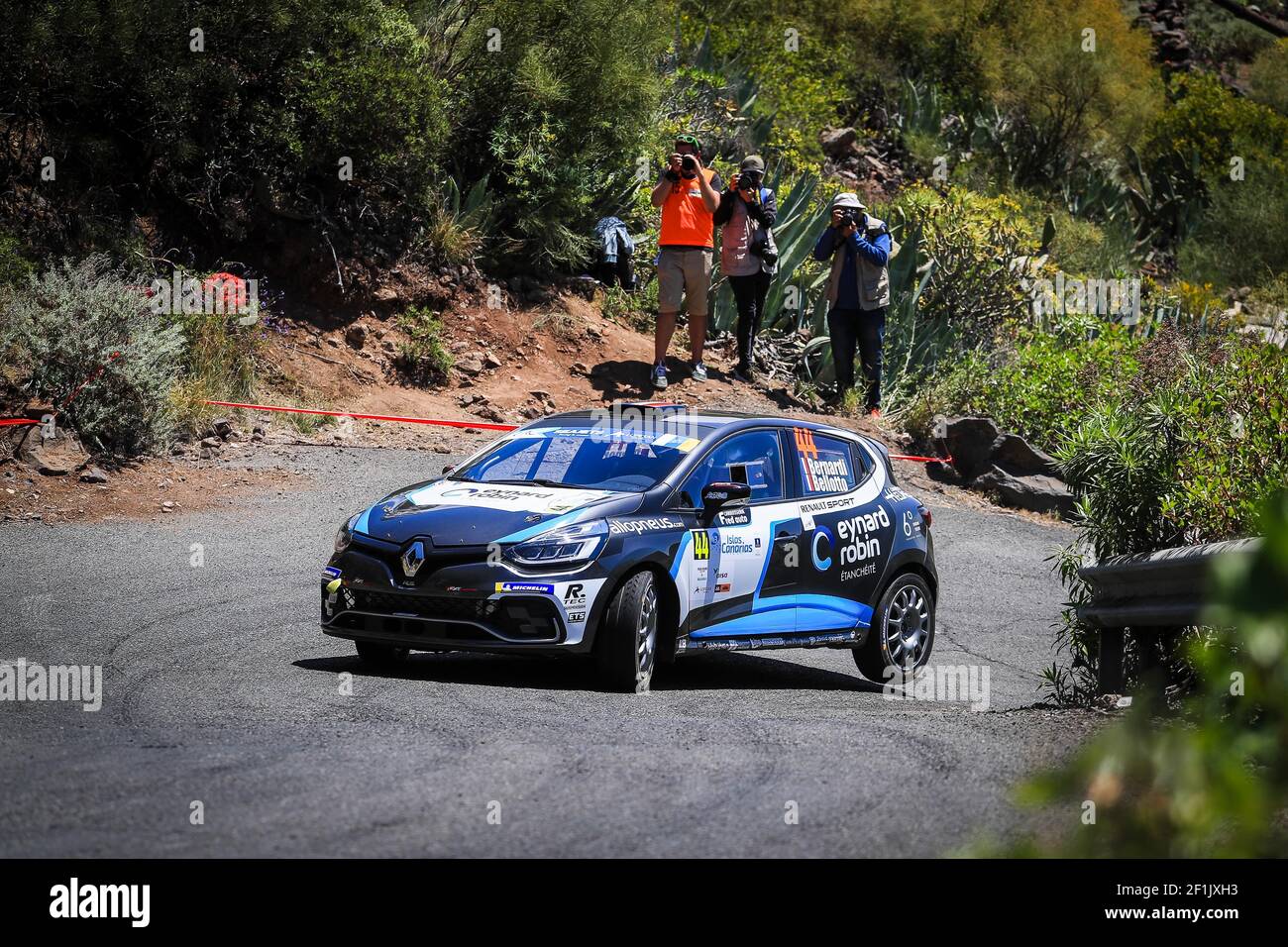 44 BERNARDI Florian, BELLOTTO Victor, Renault Clio R3, action during the  2019 European Rally Championship ERC Rally Islas Canarias, from May 2 to 4,  at Las Palmas, Spain - Photo Jorge Cunha / DPPI Stock Photo - Alamy