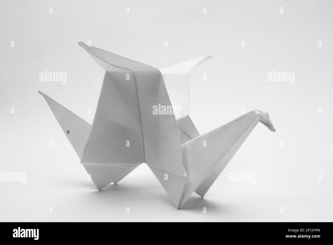 Tagak Paper Paper origami bird Stock Photo - Alamy