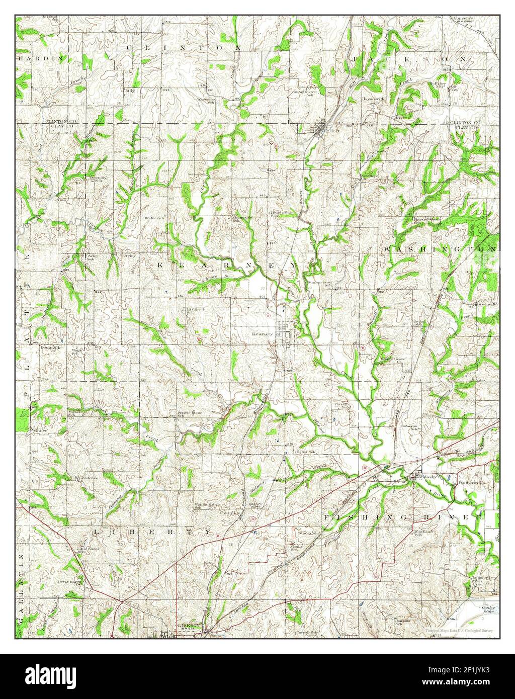 Map of kearney missouri Cut Out Stock Images & Pictures Alamy
