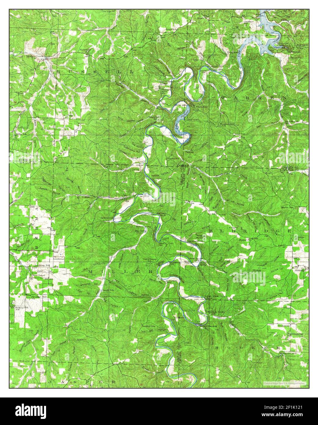 Macks creek map hires stock photography and images Alamy