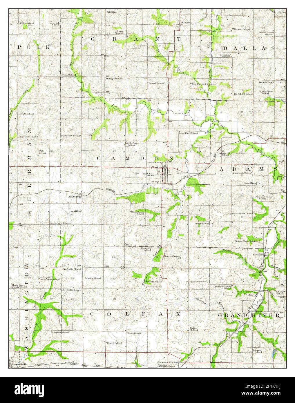 Maysville, Missouri, map 1923, 162500, United States of America by