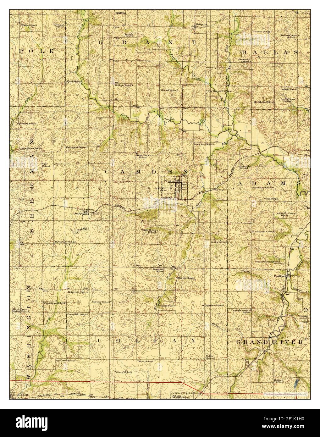 Map of maysville hires stock photography and images Alamy