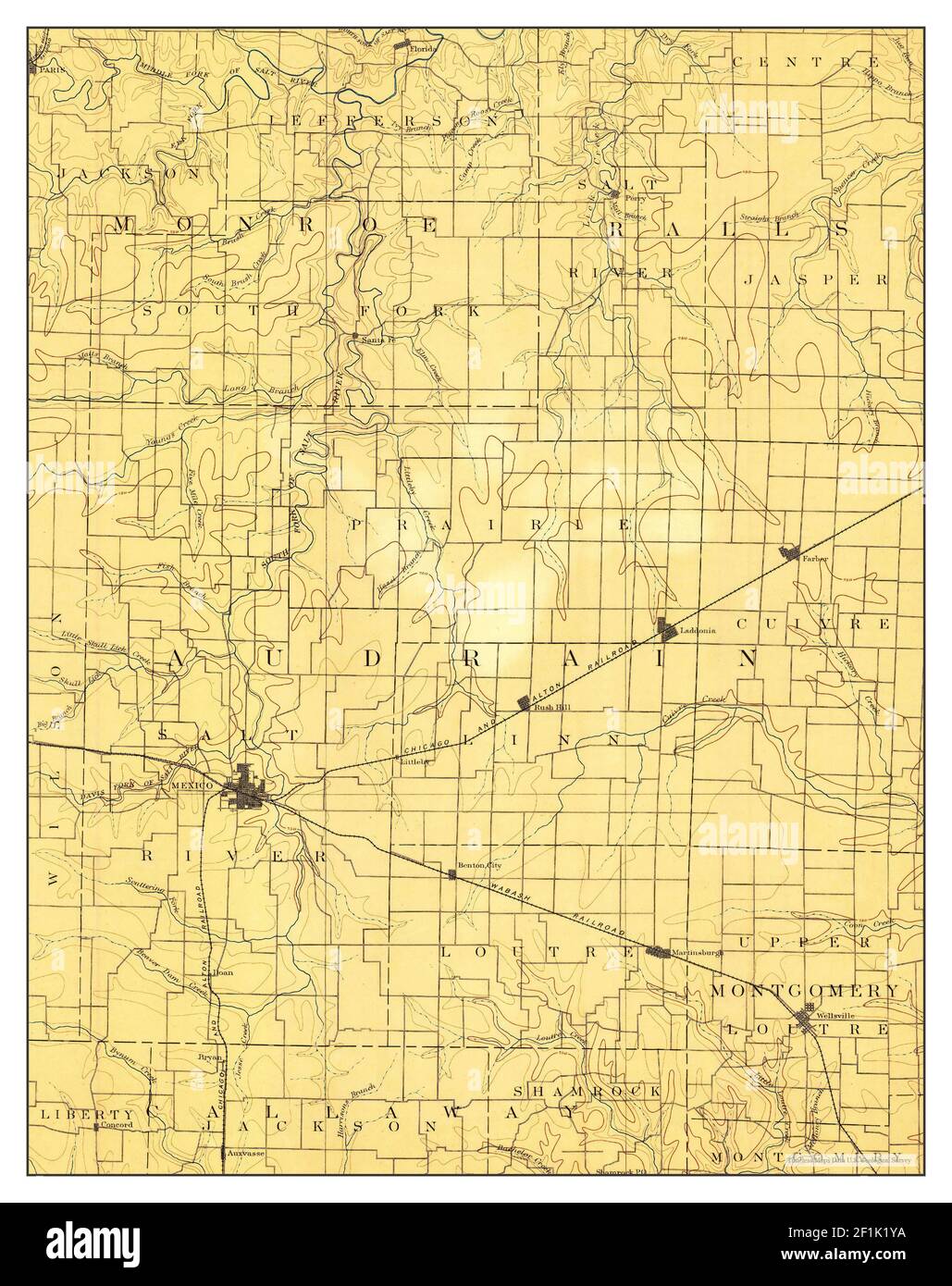Mexico missouri map Cut Out Stock Images & Pictures Alamy