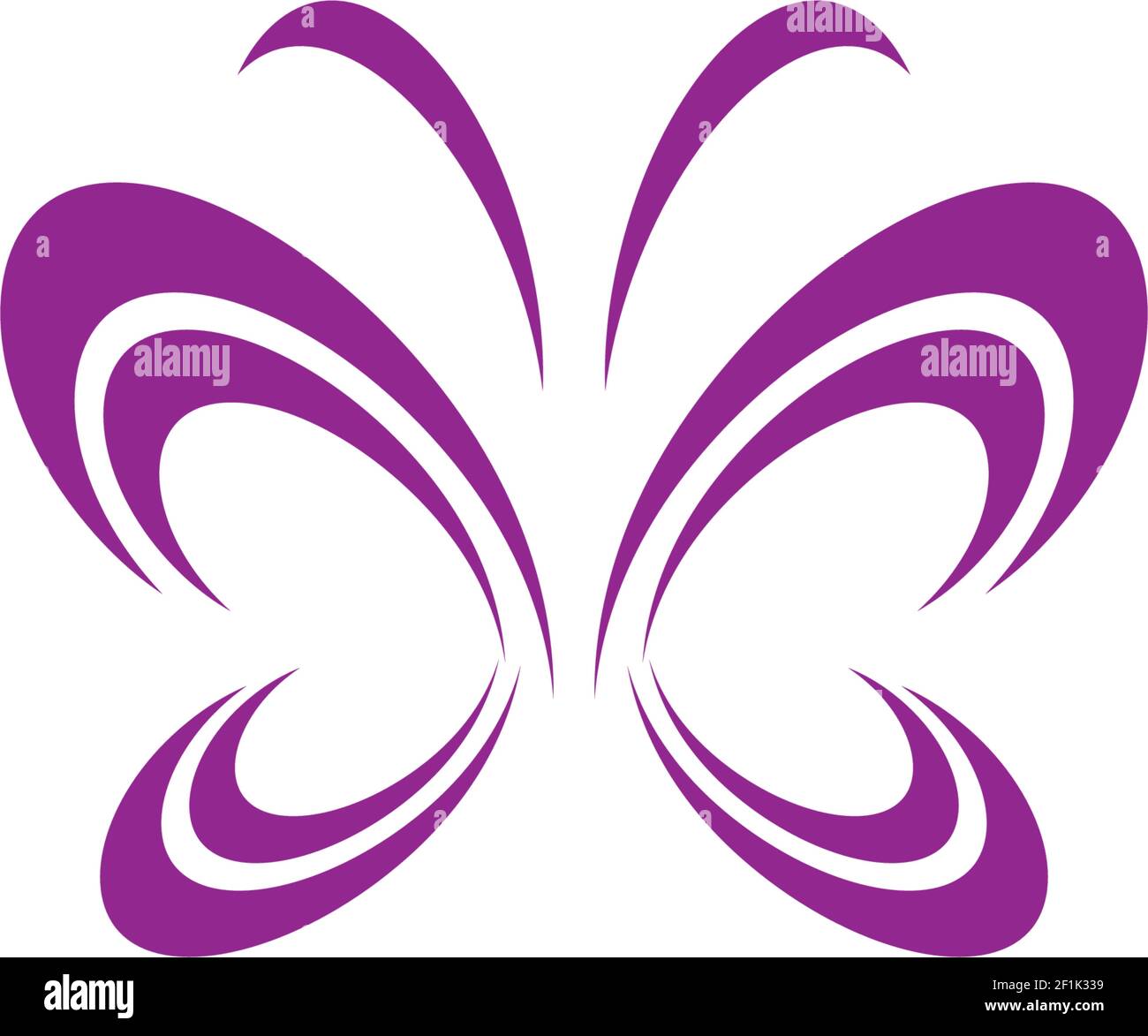 Butterfly logo template vector icon illustration design Stock Vector ...