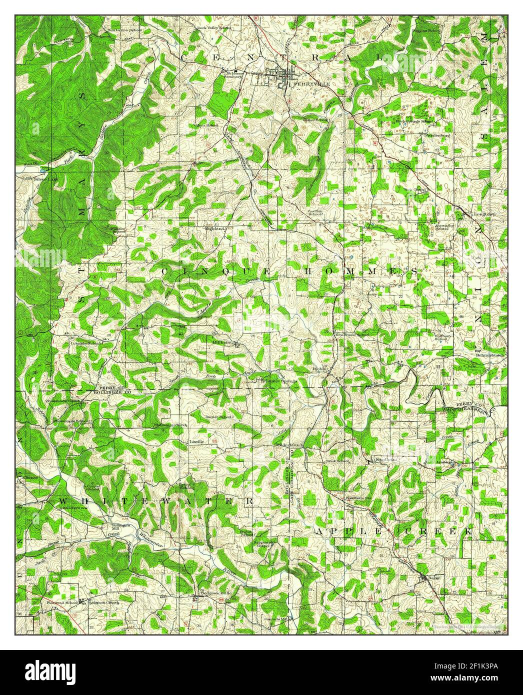Map of perryville Cut Out Stock Images & Pictures Alamy