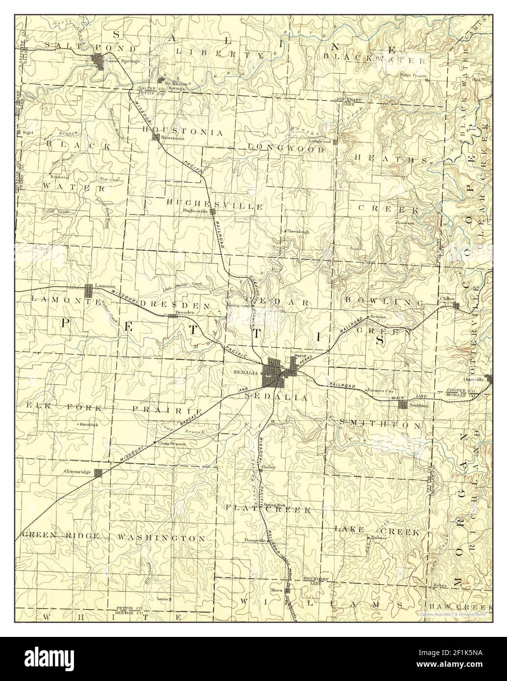Map of sedalia hires stock photography and images Alamy