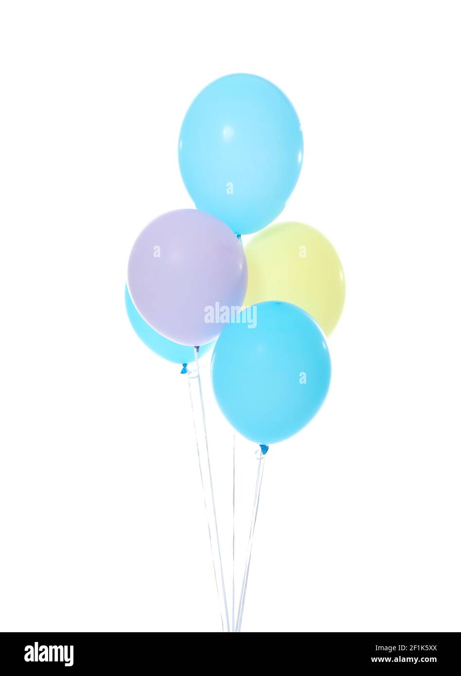 Air balloons on white background Stock Photo - Alamy