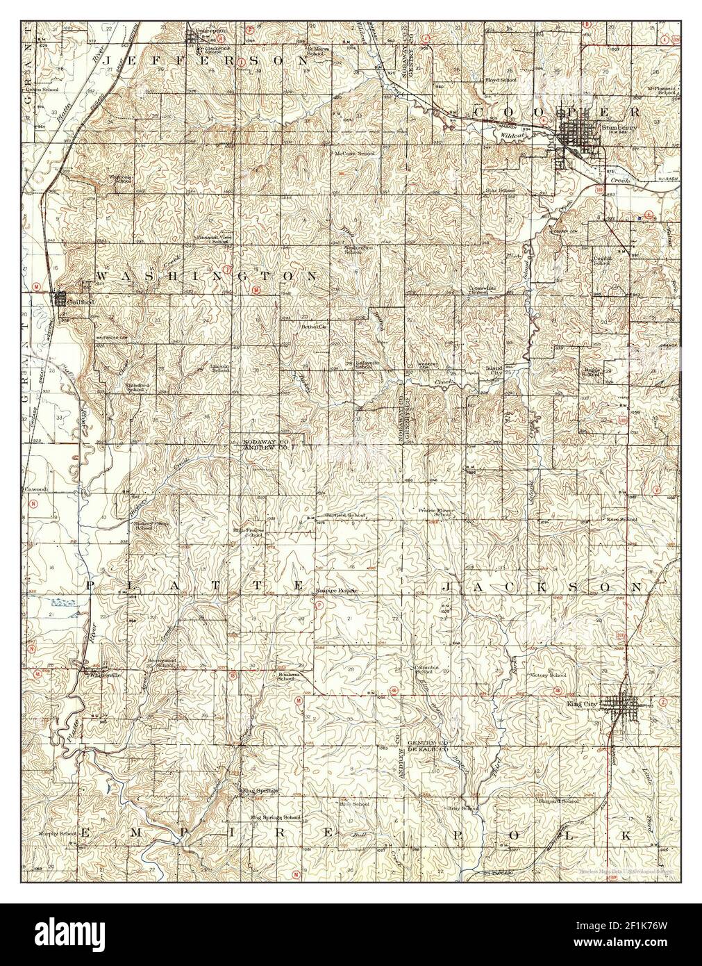 Map of stanberry Cut Out Stock Images & Pictures Alamy