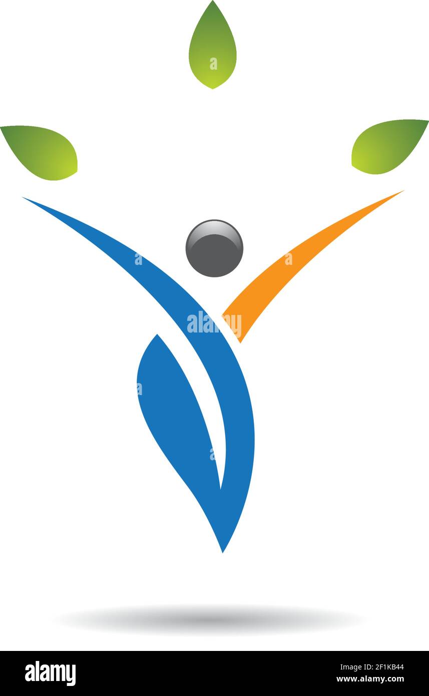 Healthy life logo template vector icon illustration design Stock Vector ...