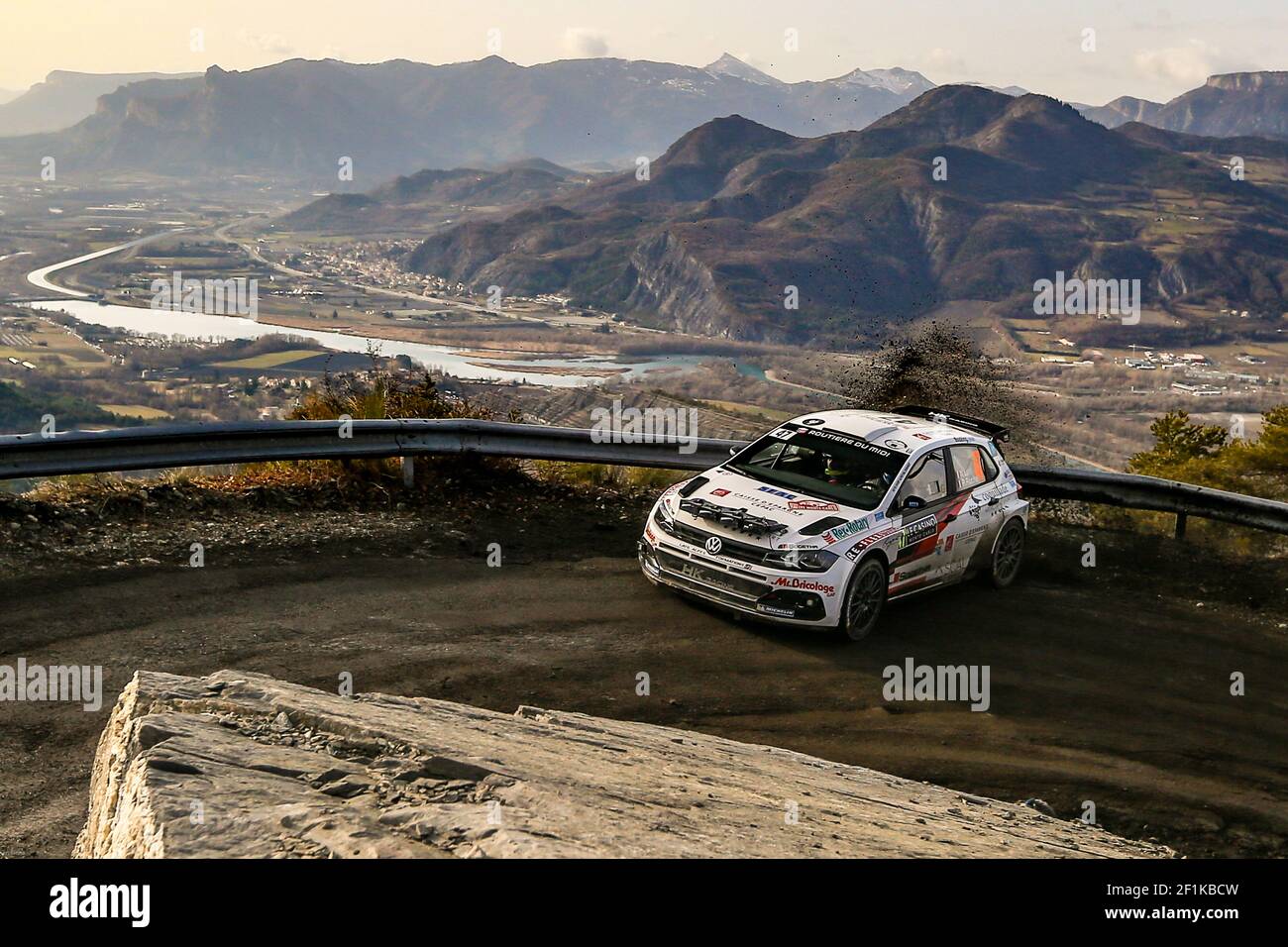 47 Latil Nicolas, Roche Romain, Volkswagen Polo GTI R5, action during the  2020 WRC World Rally