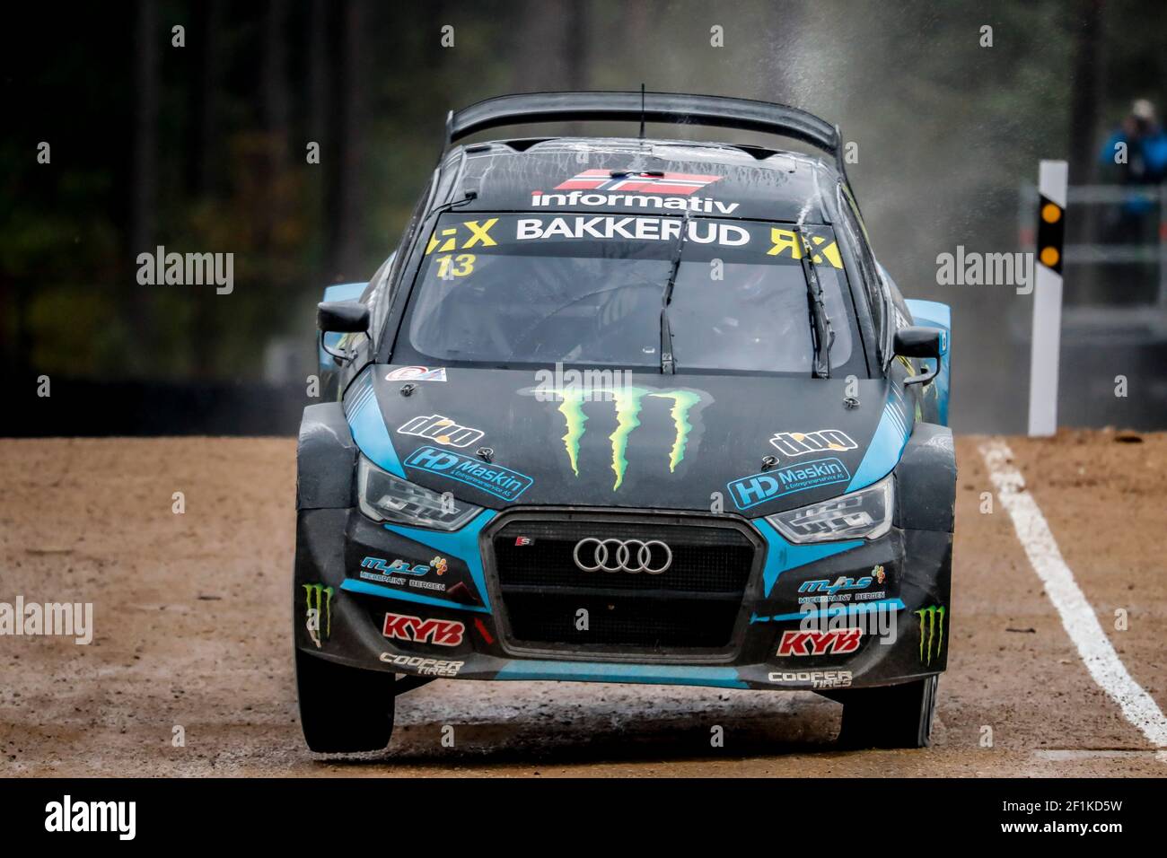 13 BAKKERUD Andreas (NOR), Monster Energy RX Cartel (NOR), Audi S1, action  during the 2019 FIA Neste World RX of Latvia from September 14 to 15 at  Riga - Photo Paulo Maria / DPPI Stock Photo - Alamy