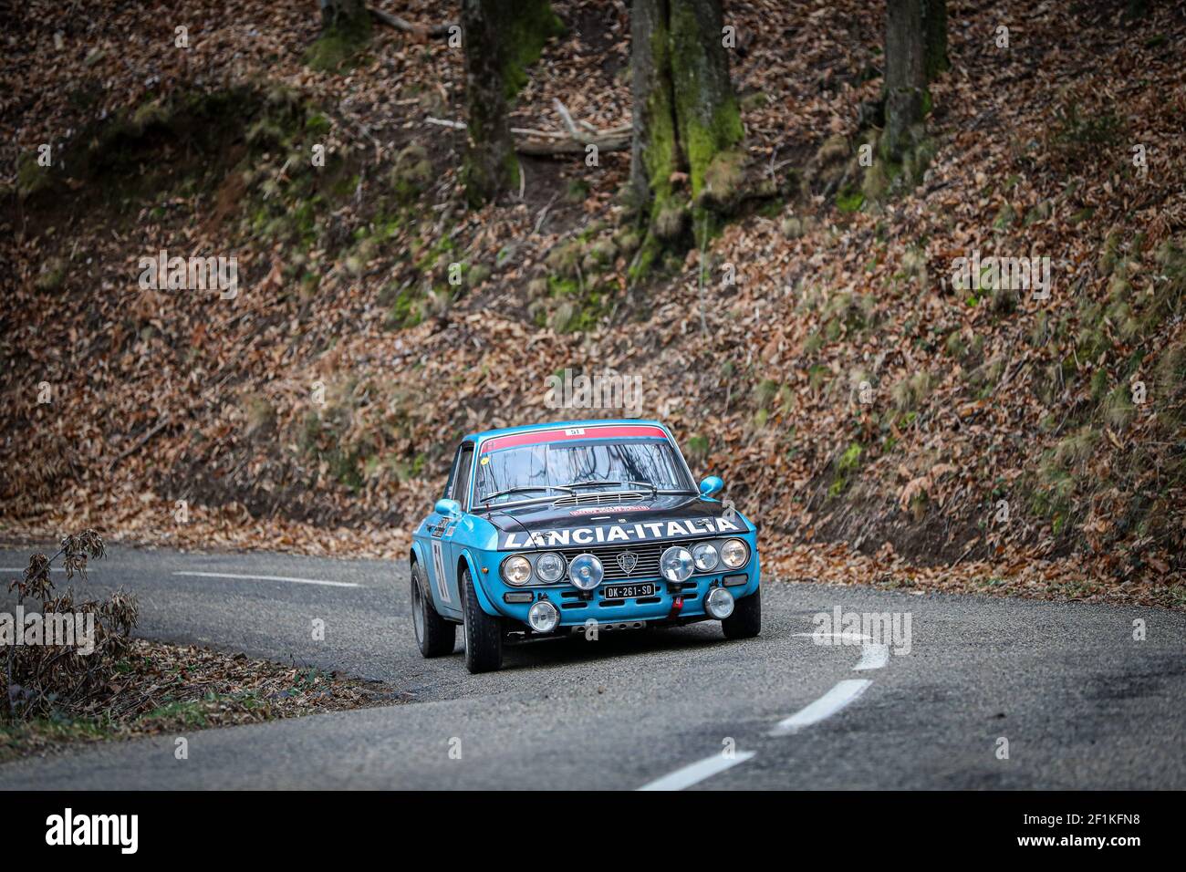 51 FICHET Philippe (FRA), FICHET Victoire (FRA), LANCIA FULVIA 1600 HF, 1971, TEAM AGEA, Action during the 2020 Rallye Monte Carlo Historique from january 30 to february 4 1 at Monaco - Photo Alexandre Guillaumot / DPPI Stock Photo