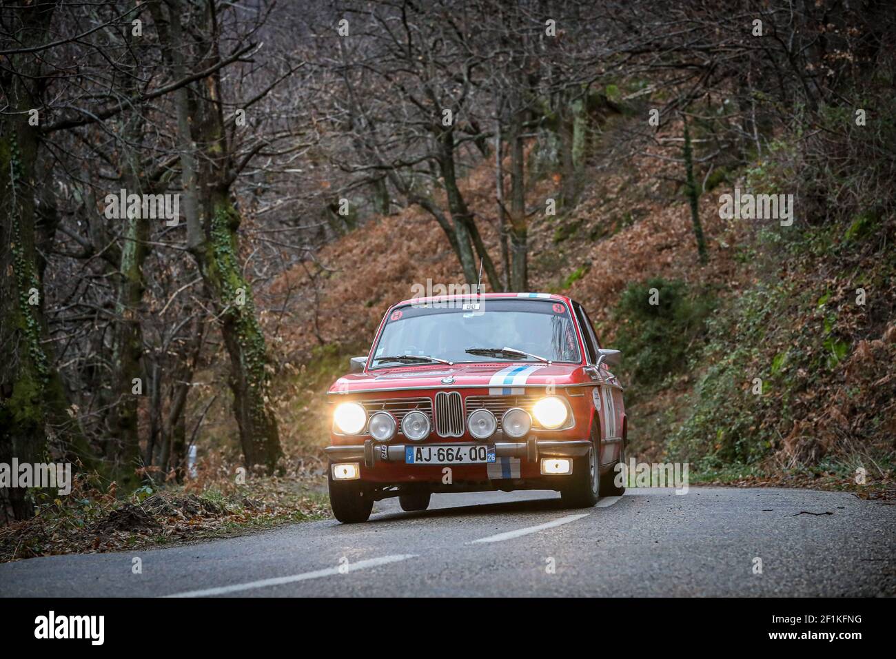 50 MOLET Jacky (FRA), DEMEURE Gilles (FRA), LANCIA BETA COUPE 1600, 1979, REIMS CHAMPAGNE HISTORIQUE, Action during the 2020 Rallye Monte Carlo Historique from january 30 to february 4 1 at Monaco - Photo Alexandre Guillaumot / DPPI Stock Photo