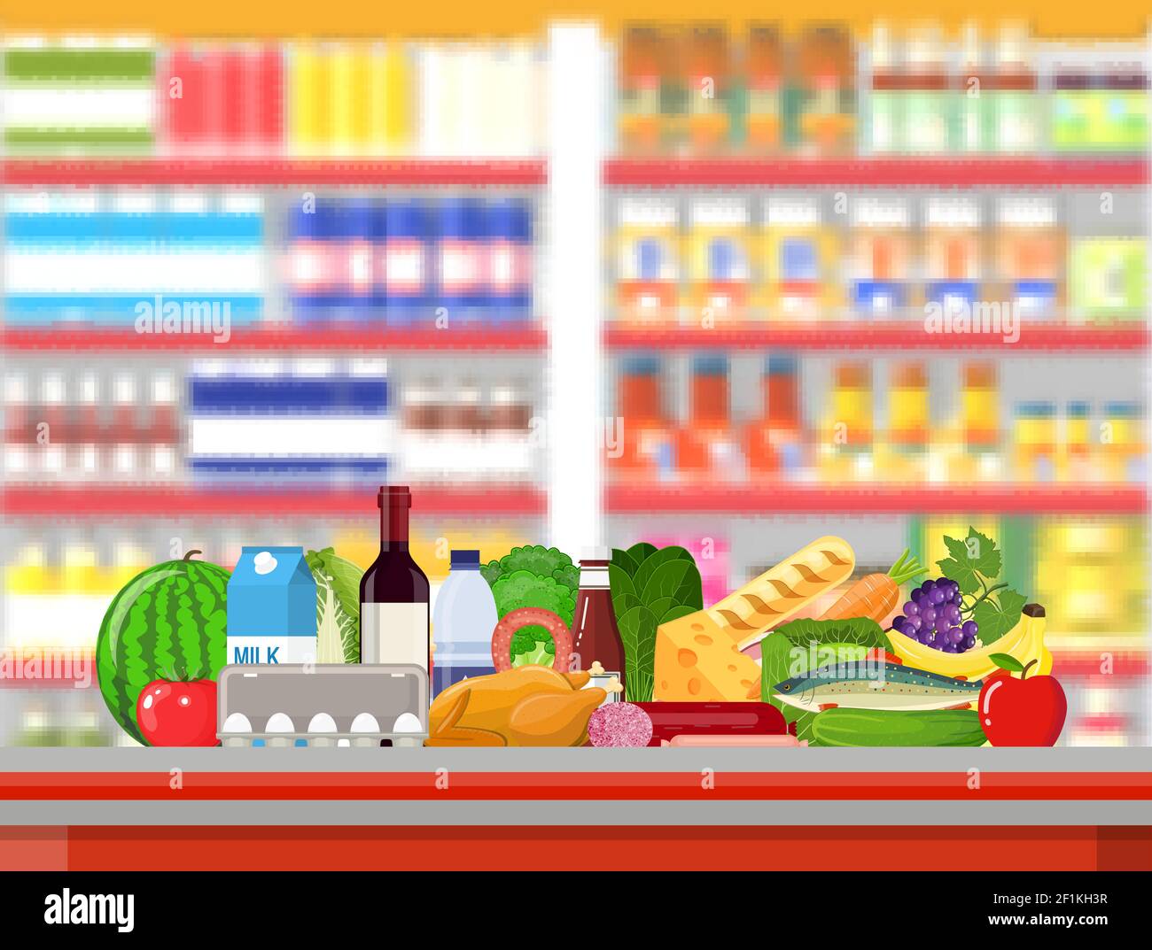 No dairy milk supermarket Stock Vector Images - Alamy