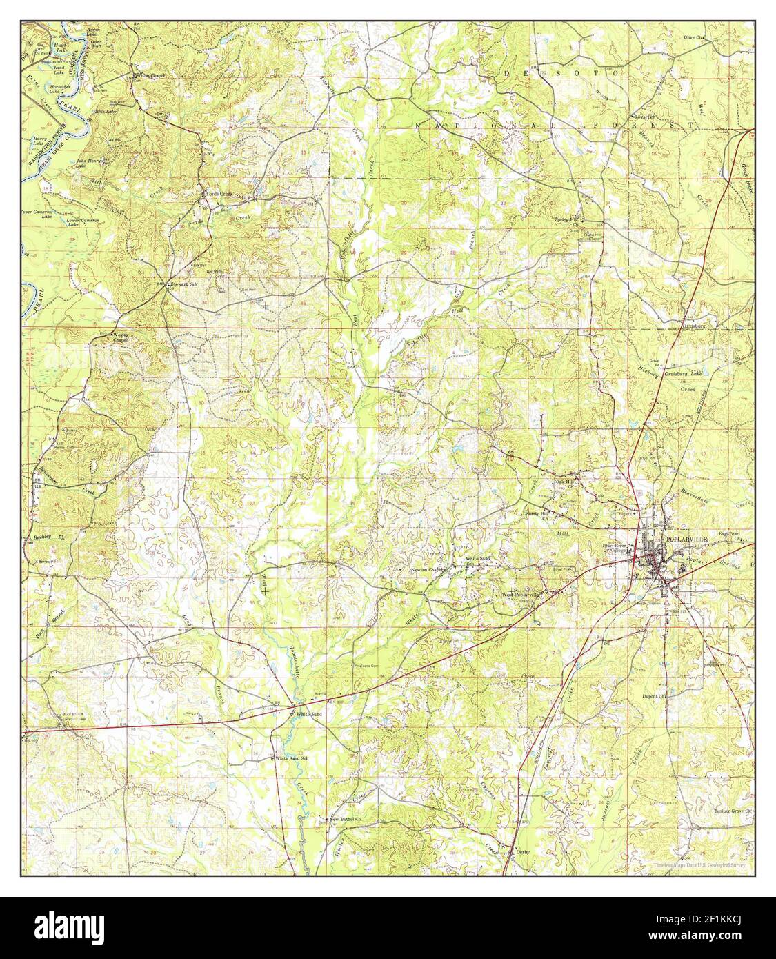 Poplarville mississippi map hires stock photography and images Alamy