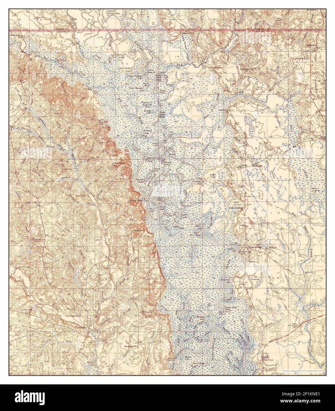 Vancleave, Mississippi, map 1944, 162500, United States of America by