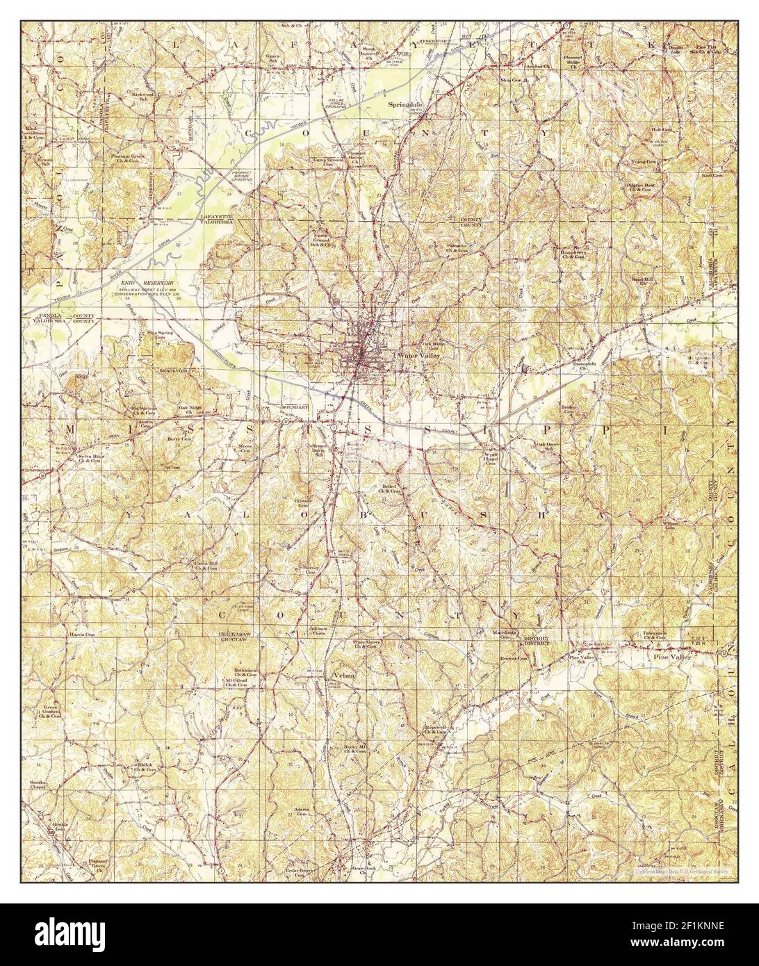 Water valley mississippi map hires stock photography and images Alamy