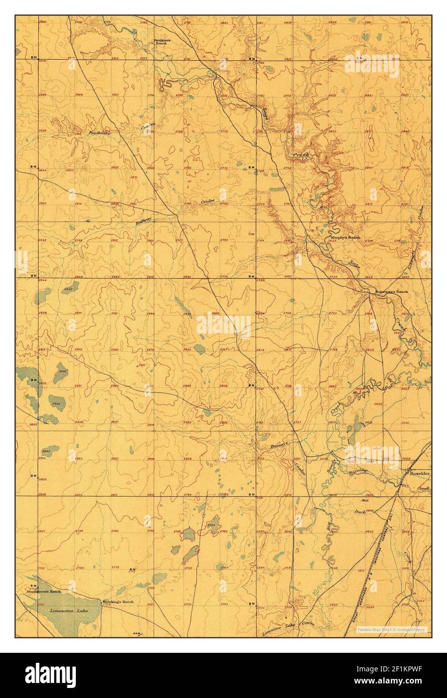 Boxelder, Montana, map 1906, 162500, United States of America by