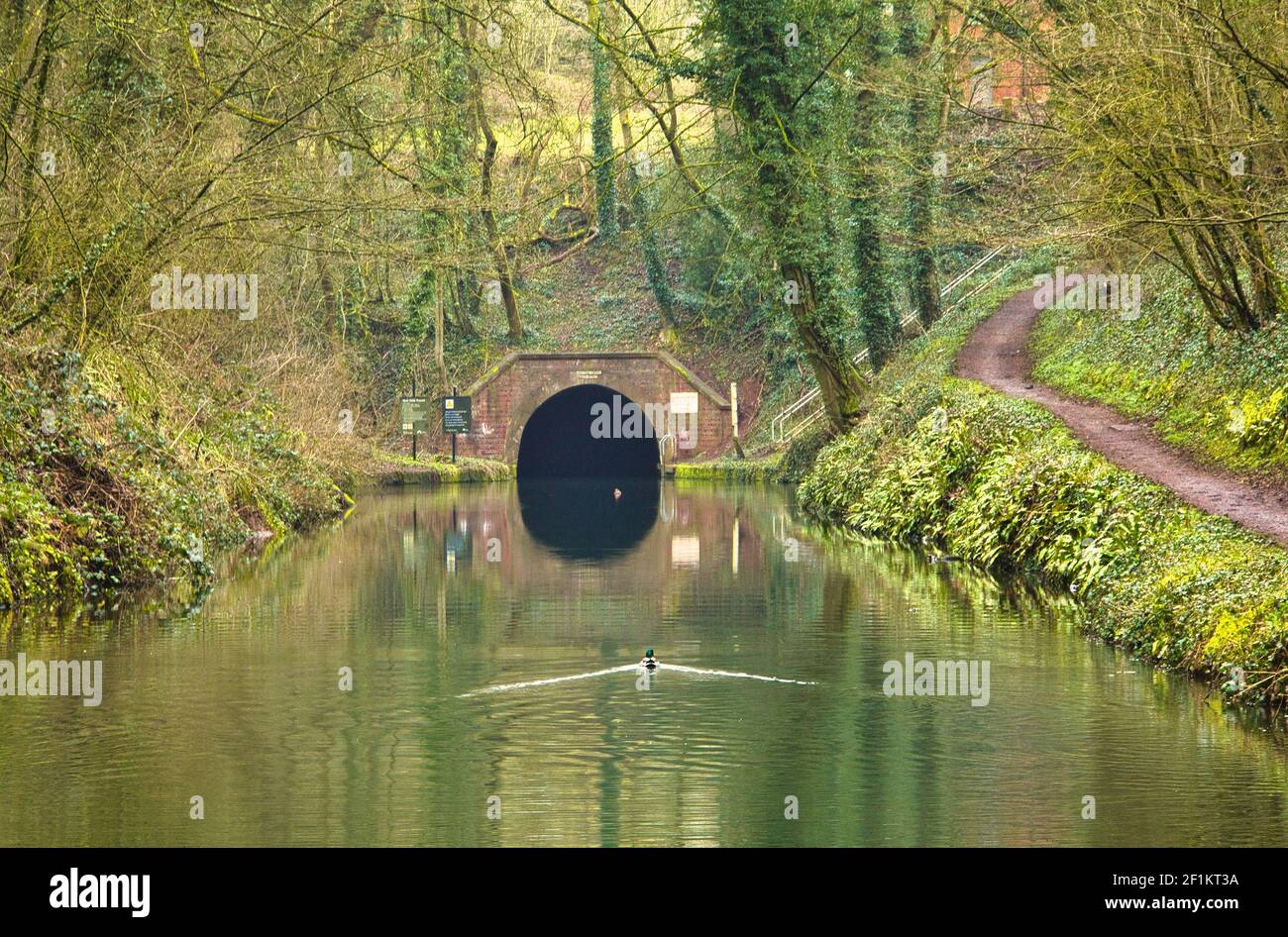 UK canal tunnel entrances Stock Photo Alamy