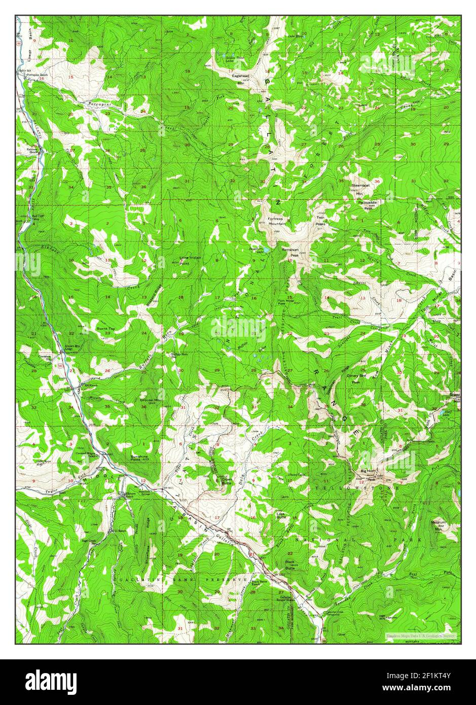 Map of butte montana hires stock photography and images Alamy