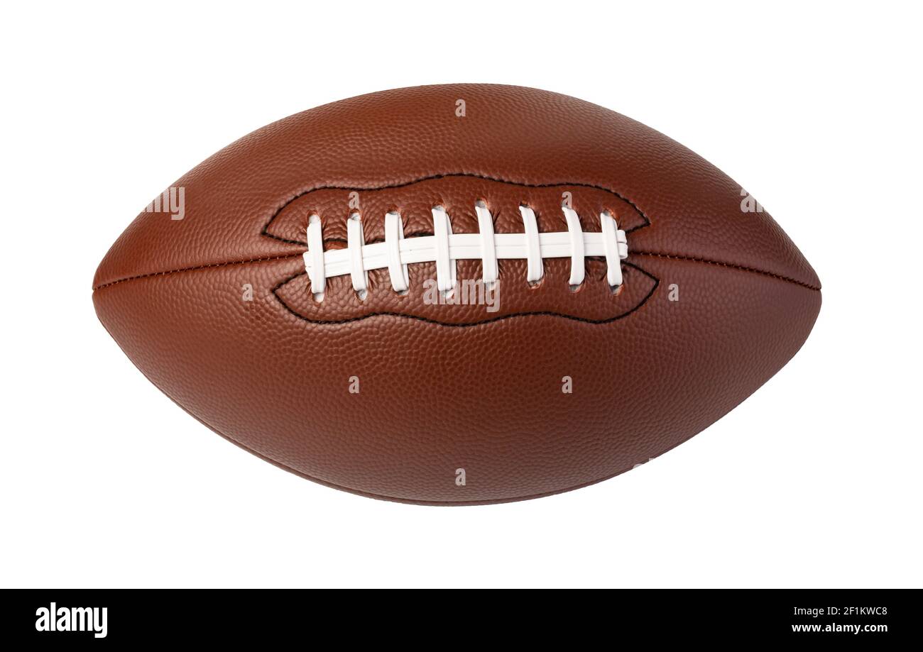 Leather American football ball Stock Photo Alamy