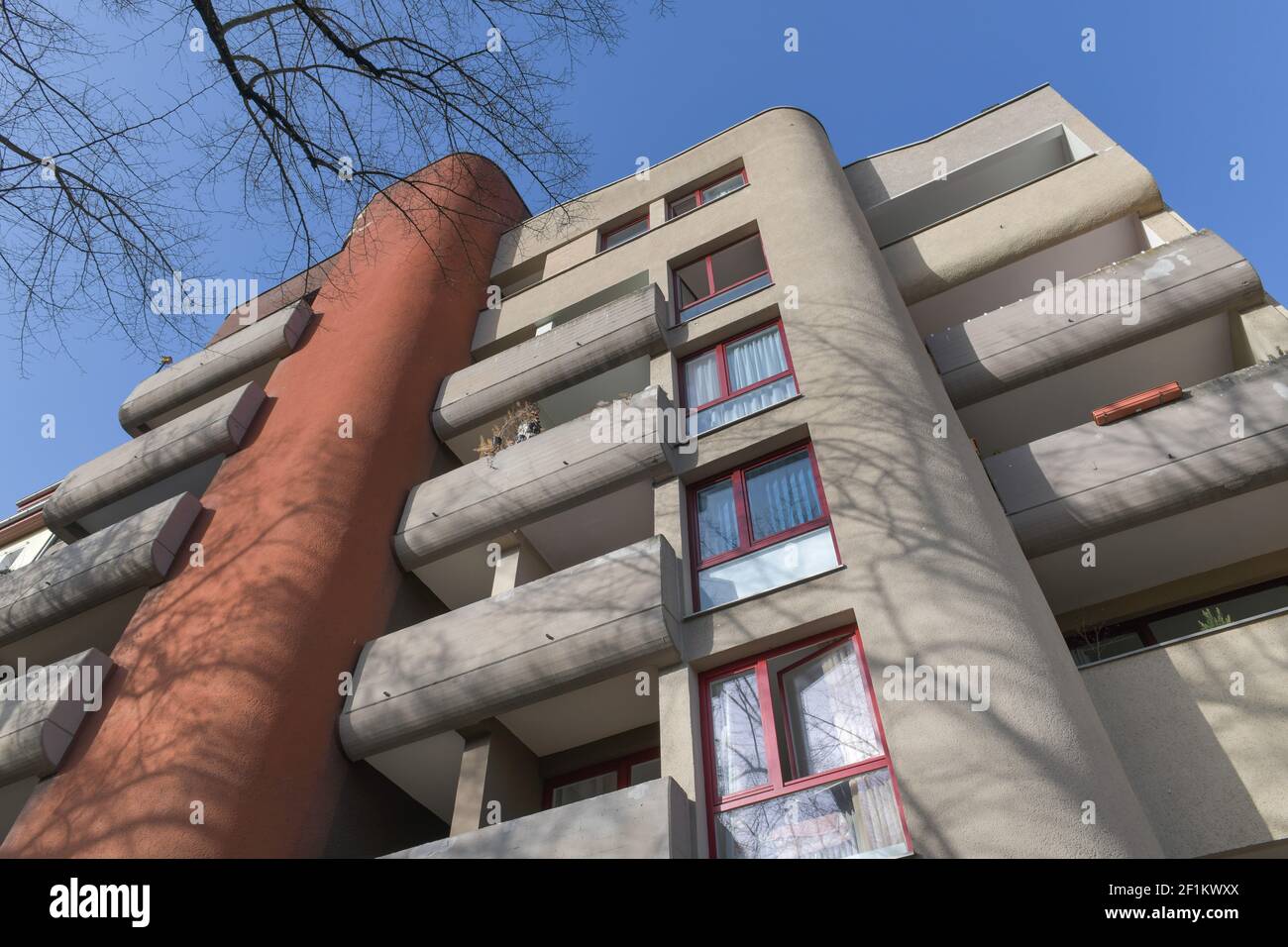 Wohnhaus, Fehlerstraße, Friedenau, Schöneberg, Berlin, Deutschland Stock Photo