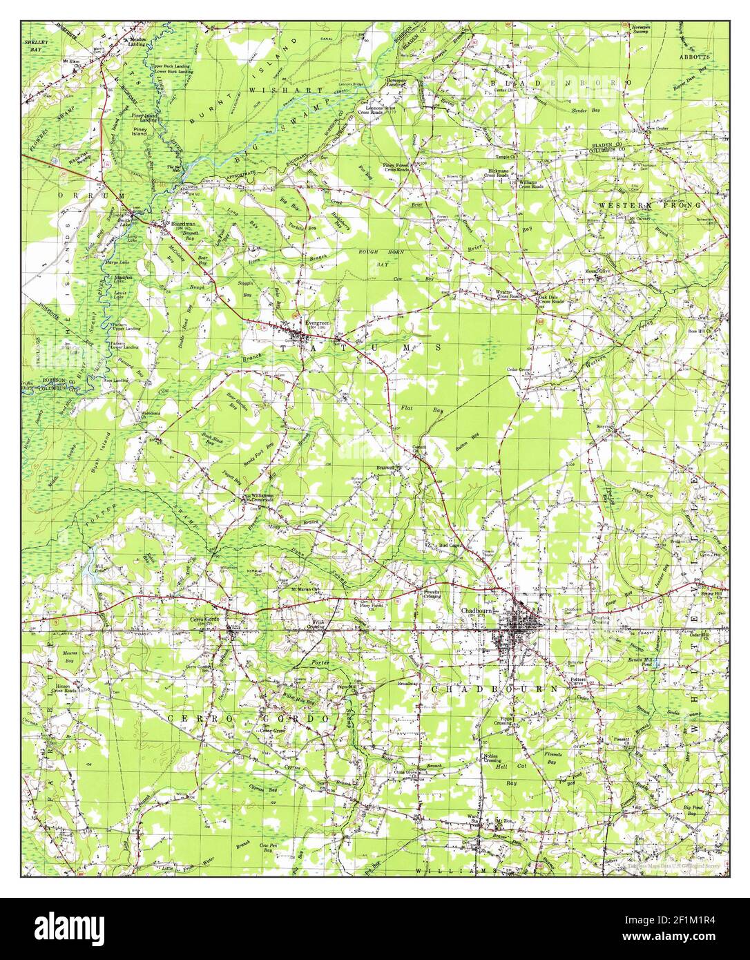 Historic north carolina map Cut Out Stock Images & Pictures Alamy
