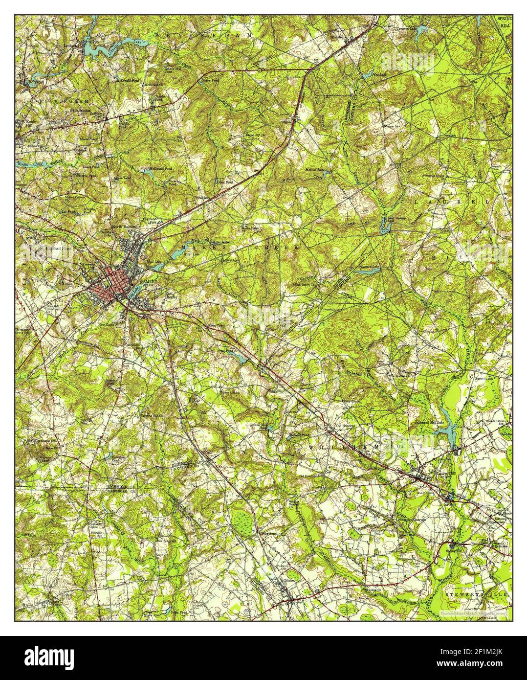 Hamlet North Carolina Map Hamlet, North Carolina, Map 1949, 1:62500, United States Of America By  Timeless Maps, Data U.s. Geological Survey Stock Photo - Alamy